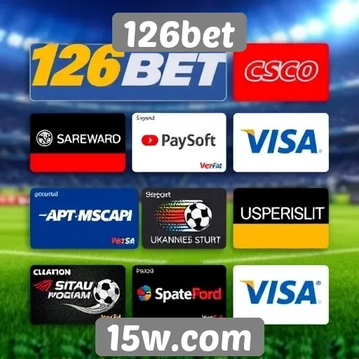 As opções de pagamento oferecidas pelo 126bet